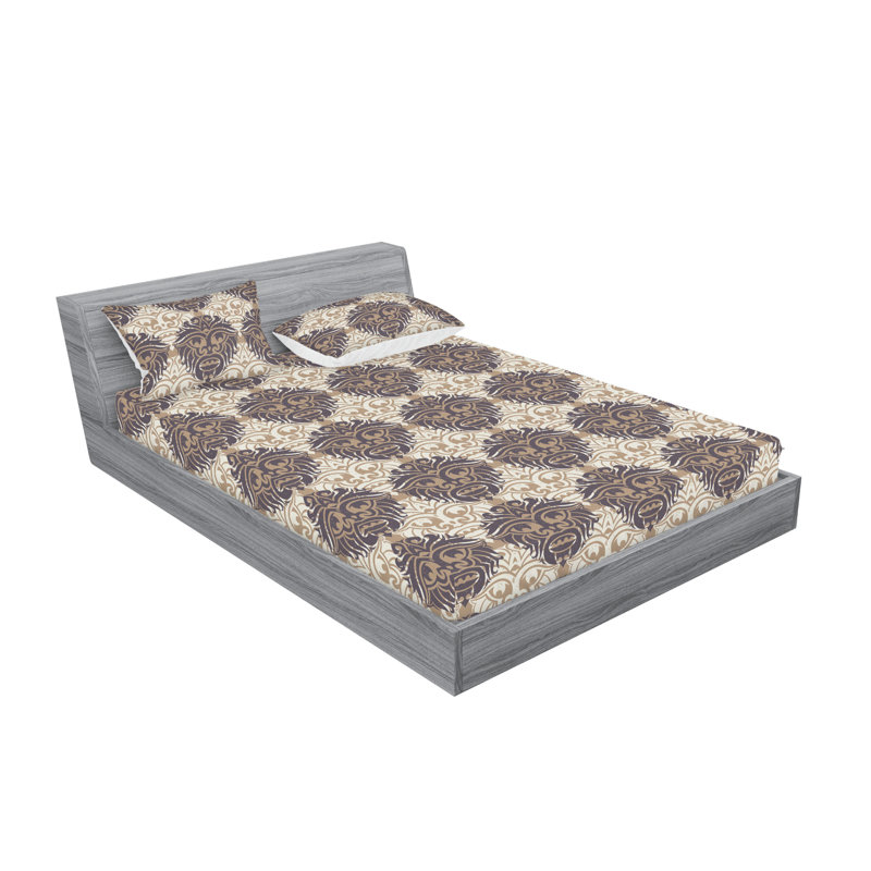 Drap-housse et taies décoratives Ambesonne, Ensemble de draps pour très grand lit californien
