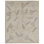 Wool Floral Area Rug in Gray