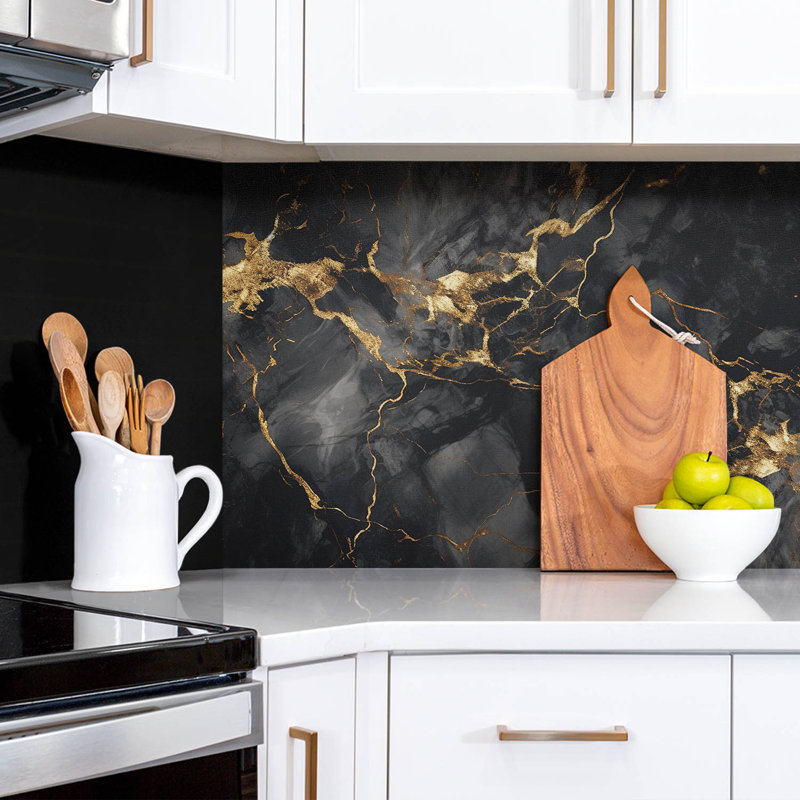 Charlse 50 x 100 cm PVC Tile in Black