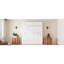 Grand lit escamotable mural peu encombrant, fabrication en MDF, conception moderne pour les maisons compactes