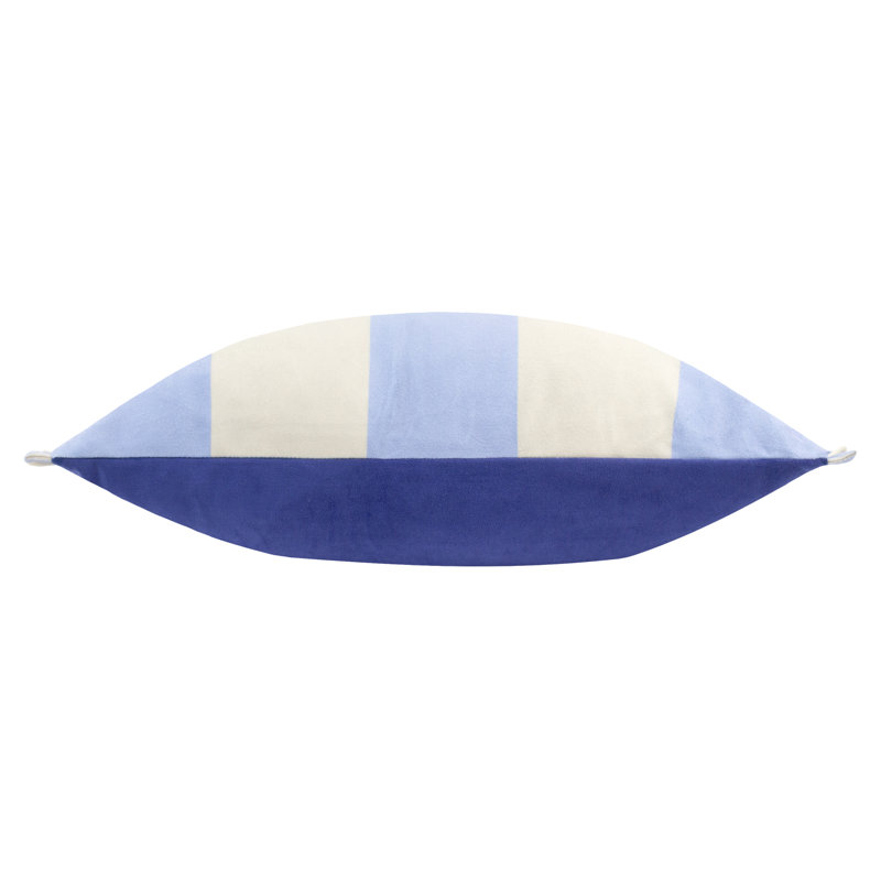 Araya Striped Rectangular Lumbar Cushion, Blue