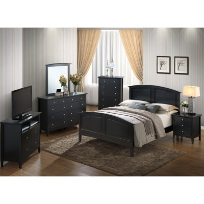 Très grand lit noir décontracté Casual Casual