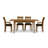 Sarah 4 - Person Solid Wood Top Four Leg Dining Set-16848869-37101030-39921254