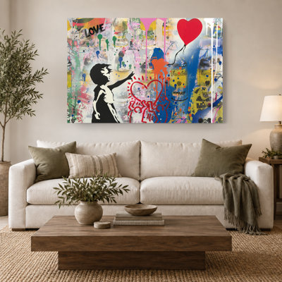 There Is Always Hope – Banksy Girl with Red Balloon Street Art Canvas