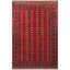 Tapis décoratif rouge à motif à franges-1600723059