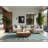 Soft Plush Festa July 4Th Modern & Contemporary Abstract Area Rug in Gray – Gray Binding-277330864