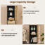 67.13" Tall Storage Cabinet with 2 Doors & 1 Drawer-1605220439