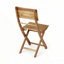 Chaise de salle à manger d'extérieur pliante en bois d'acacia (ensemble de 2)-1264720043