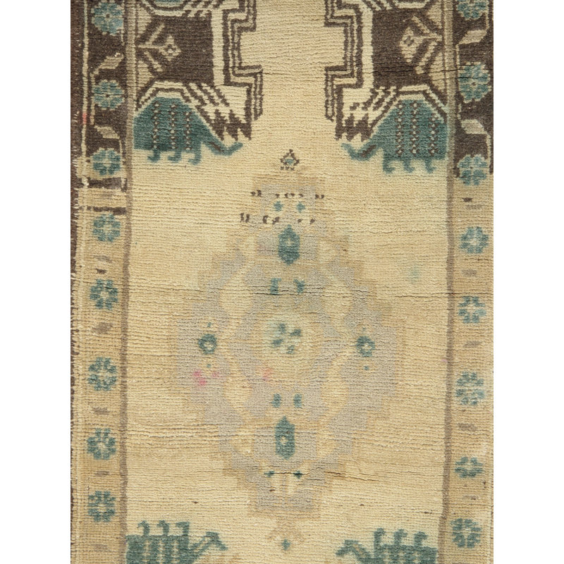 Wool Area Rug in Tan