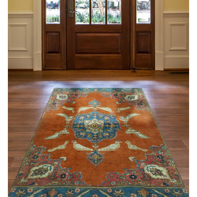 Ceirra One-of-a-Kind 4'1" X 6'3" 1980s Wool Area Rug