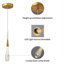 Valleystone 1 - Light teardrop shape Single LED Chandelier