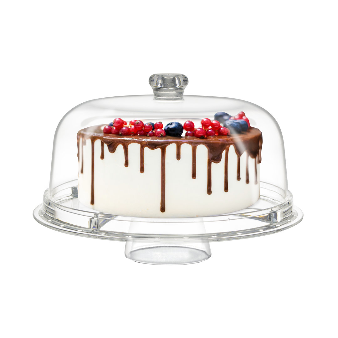 Winston Porter Multi-function, All-in-one Cake Stand, Serving Platter, Or Salad Bowl Set Winston Porter