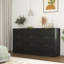 Commode 9 tiroirs noire-53130293