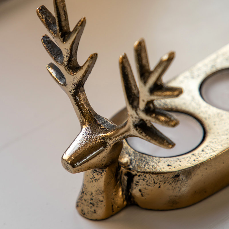 16Cm Aluminum Tabletop Tealight Holder