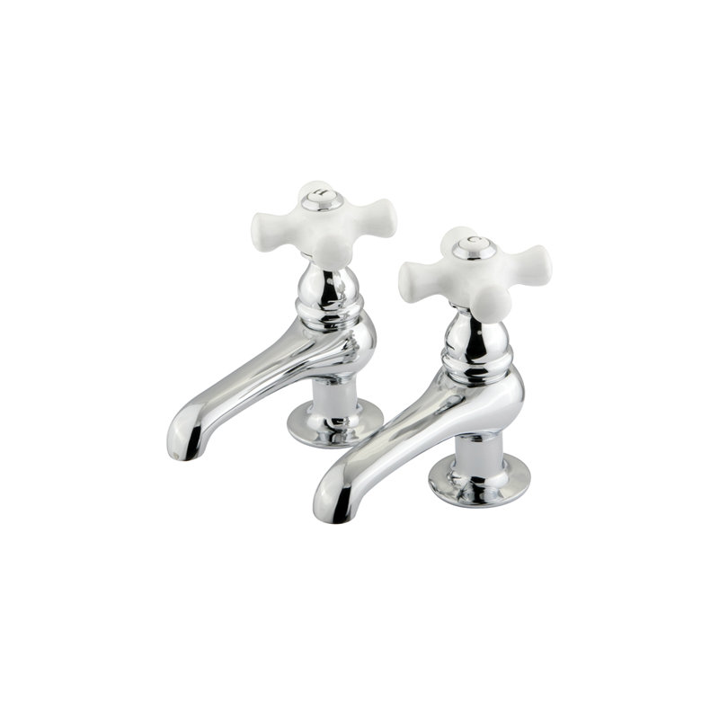 Centerset Bathroom Faucet, Polished Chrome
