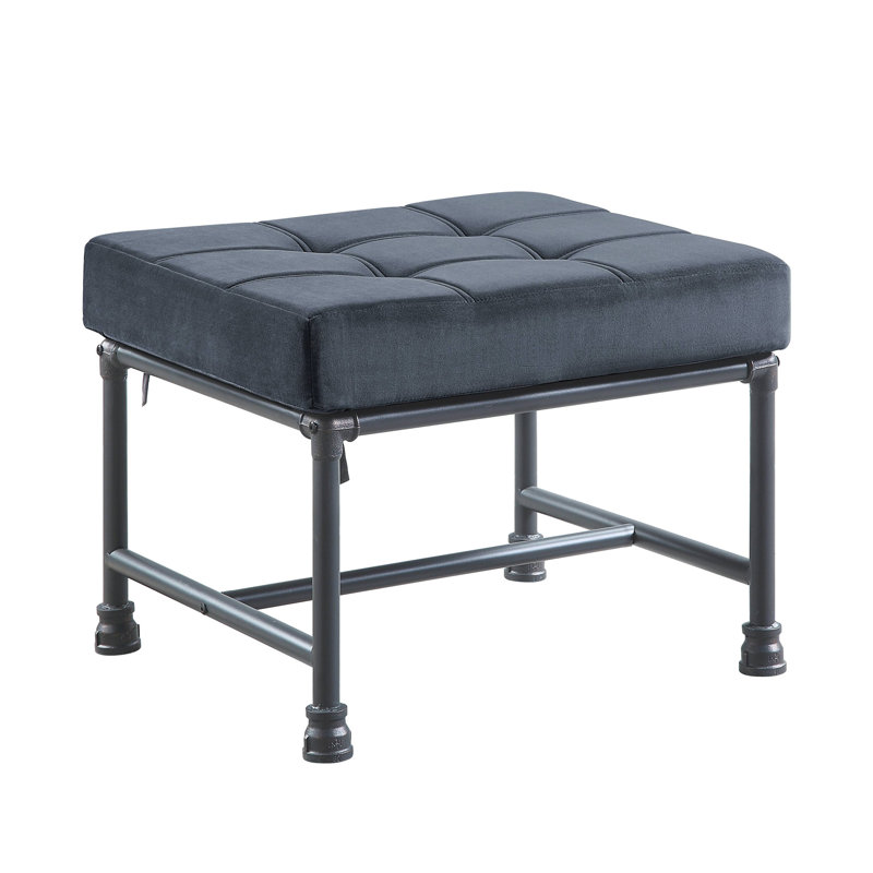 Velvet Ottoman