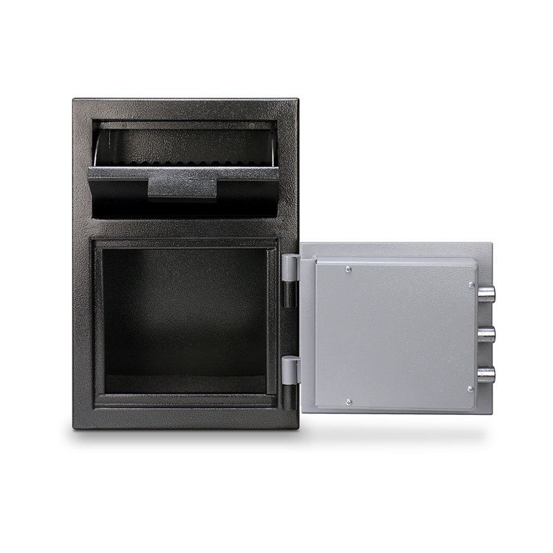 Mesa Black and Gray Electronic Lock Depository Safe
