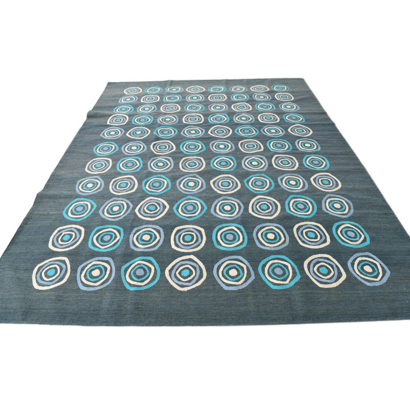 Tapis bleu 8 x 10 Pinkerton