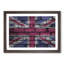 Union Jack Brick Wall Graffiti in Abstract - Picture Frame Graphic Art Print-55778275-55778280