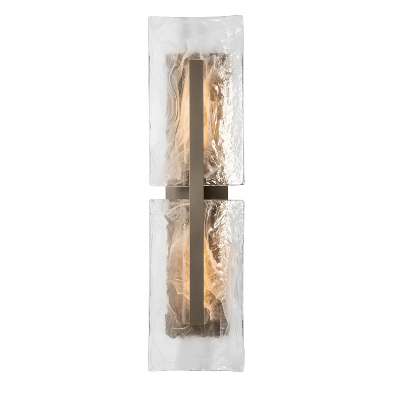 Arc Tall Outdoor Wall Sconce, Coastal Burnished Steel