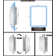 Adaku 16'' W 22'' H Recessed Frameless Medicine Cabinet Mirror 2 Fixed