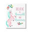 "Floral Believe In cmw-128", art mural personnalisé-102504205-102504207-102555524