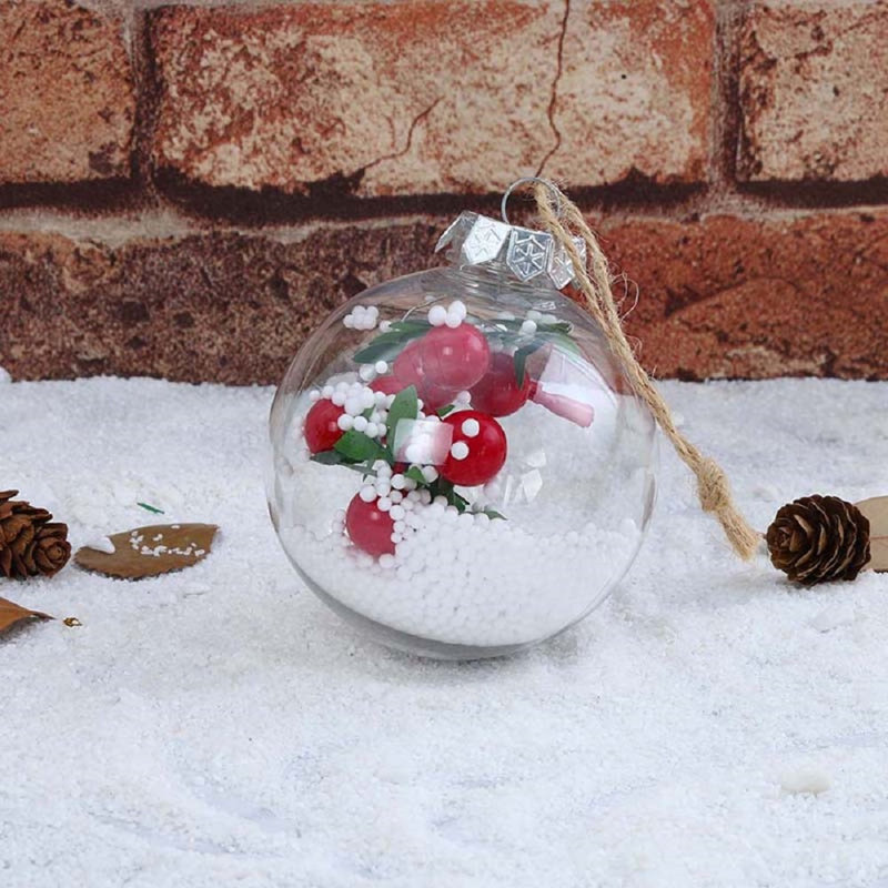 8cm Glass Bauble