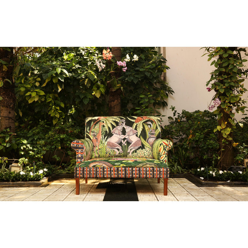 Ardmore 58" Limited Edition Rolled Arm Loveseat, Green Velvet