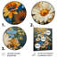 Décoration murale marguerites bleues et blanches II - marguerites-1812145002-1812145007