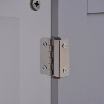 Base de meuble-lavabo de salle de bain encastré sous évier - découpe en U, tablette interne réglable