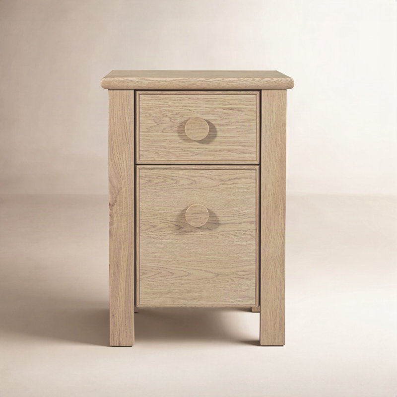 Loren Small Nightstand Dark Brown, Brown