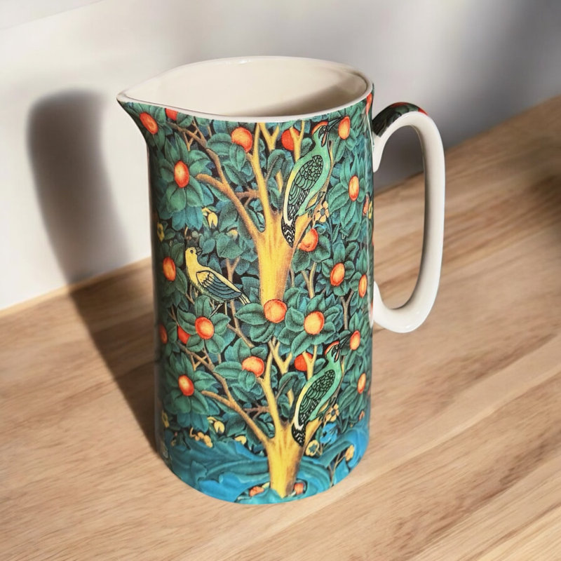 William Morris Orange Tree of Life 2 Pint Jug Vase