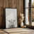 Opaque White Floater Framed