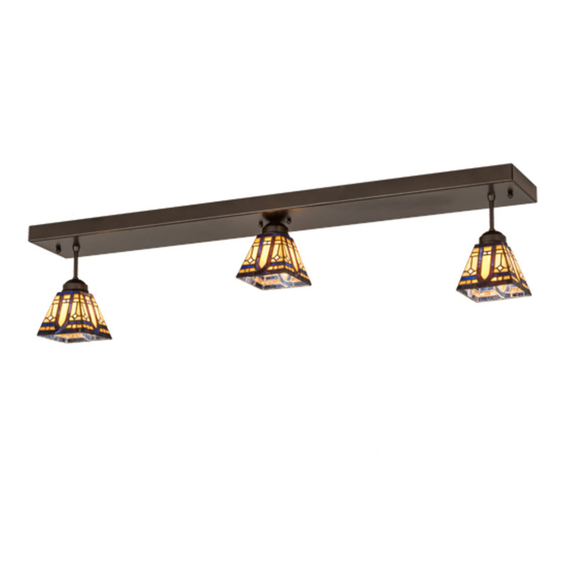 Sierra Prairie Mission 3 - Light Semi Flush Mount