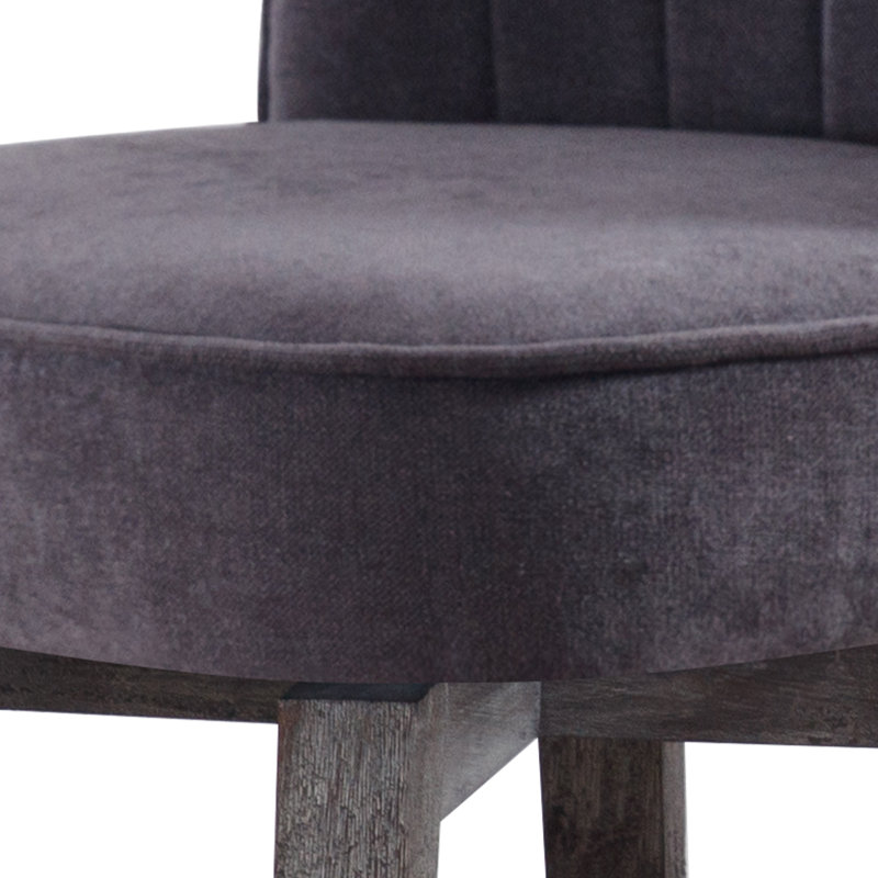 Swivel Counter Height Bar Stools, Dark Gray