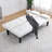 PVC Leather Convertible Futon Sofa Bed-1189116425