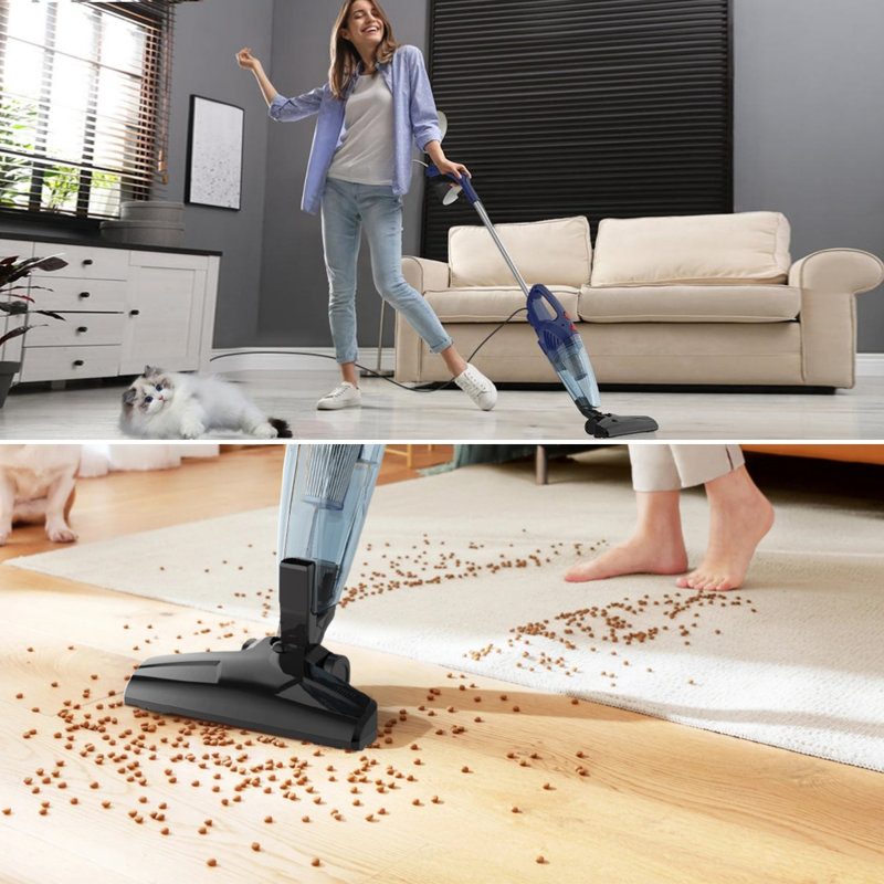 Aspirateur sans sac, aspirateur balai à cordon avec cordon d'alimentation de 32 pi