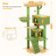 Plush Ladder Sisal Scratching Cat Tree-328226337