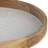 Mango Wood Tray With White Pearl Enamel
