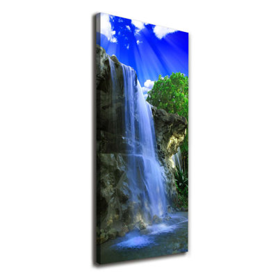 Waterfall - Wrapped Canvas Print