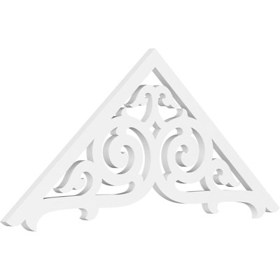Athens Signature Urethane Gable Pediment, Primed Tan