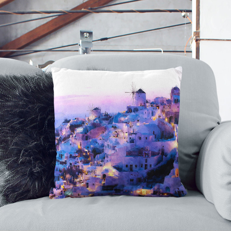 Square Cushion, 55cm H x 55cm W x 20cm D, Stone