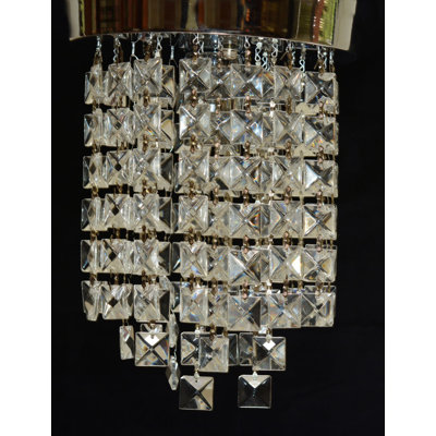 Plafonnier encastré à plusieurs niveaux 12" lustre style 1 lumières Frederica