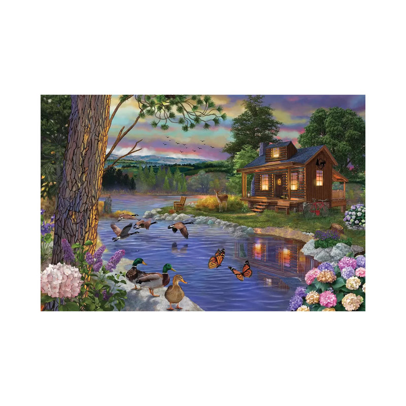 " Peace River " by Bigelow Illustrations, 8" H x 12" W x 0.75" D