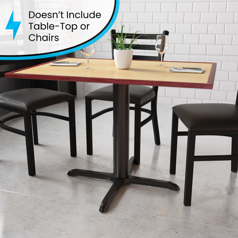 Beverly Cast Iron 33'' Black Dining Height Table Base