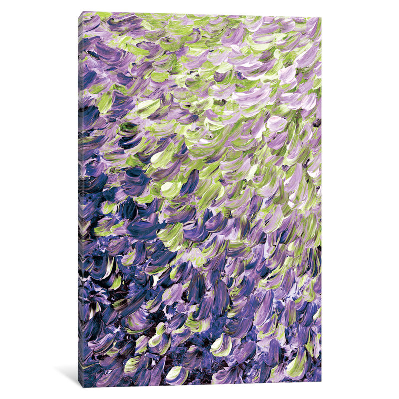 «Frosted Feathers III», reproduction d'art sur toile tendue, H 60 po x l 40po x P 1,5 po, Toile tendue, Pas de tapis