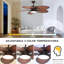 Ventilateur de plafond 52 po Tropical-194973280