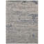 High-Quality Hand-Knotted Silver And Black Area Rug
