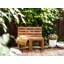 Thalia Solid Wood Acacia Outdoor Bench