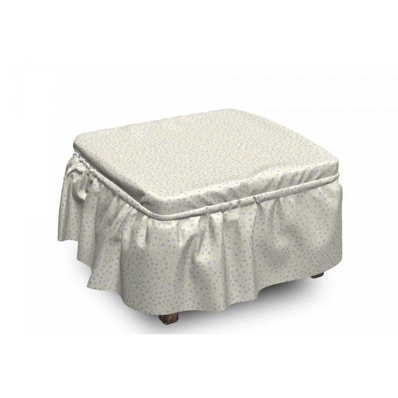 Housse pour repose-pieds floral inspirations
